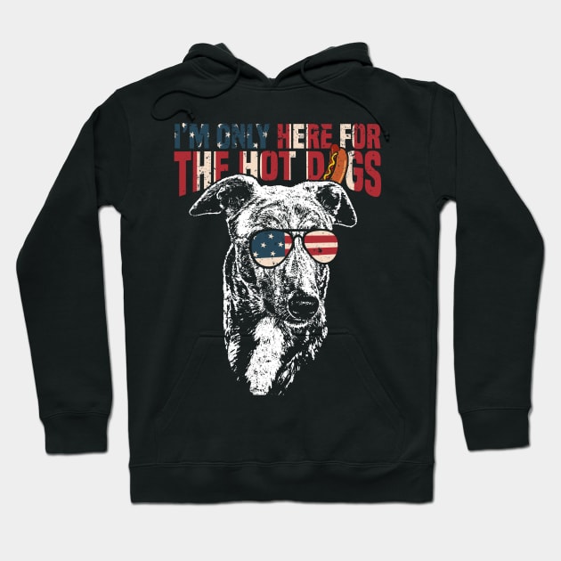 Greyhound Shirt Funny 4th of July Pup Tee Hoodie by Madfido